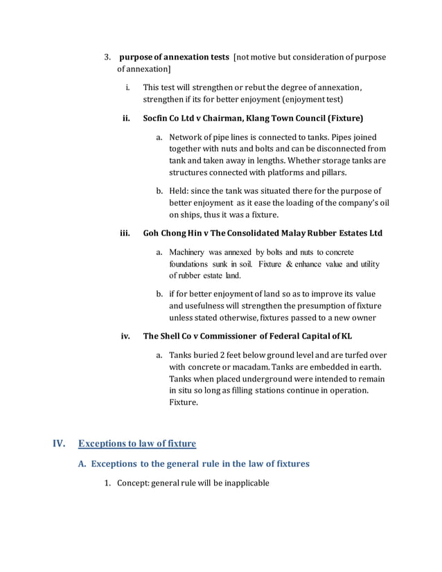 definition of land / Law of fixture PDF