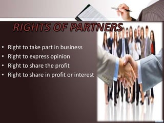 Basic Rights Partnership Law of partnership | PPTX