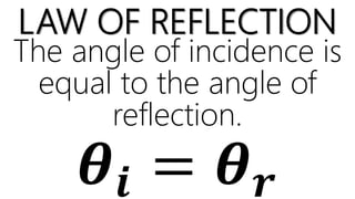Law of reflection | PPTX
