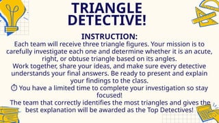 Understanding Triangles and Applying the Law of Sine in Geometry | PPTX