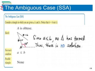 Law of Sines Law of Sines Law of Sines.ppt