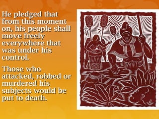 King Kamehameha & Law of the Splintered Paddle, Kanawai Mamalahoe | PPT