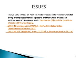 Law of tds_us_194c | PDF