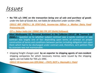 Law of tds_us_194c | PDF