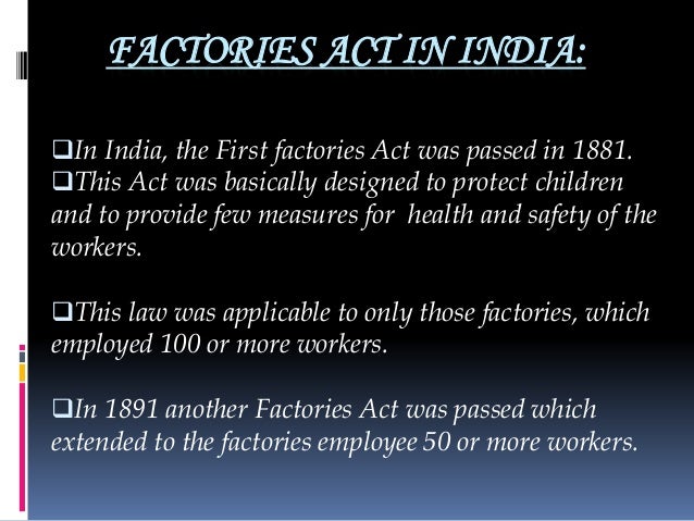 The Factories Act 1948 the-factories-act-1948