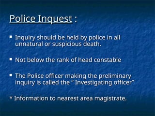 LAW, PROCEDURES & COURTS in Forensic Medicine.ppt