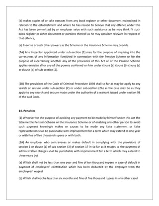 provident fund act 1952