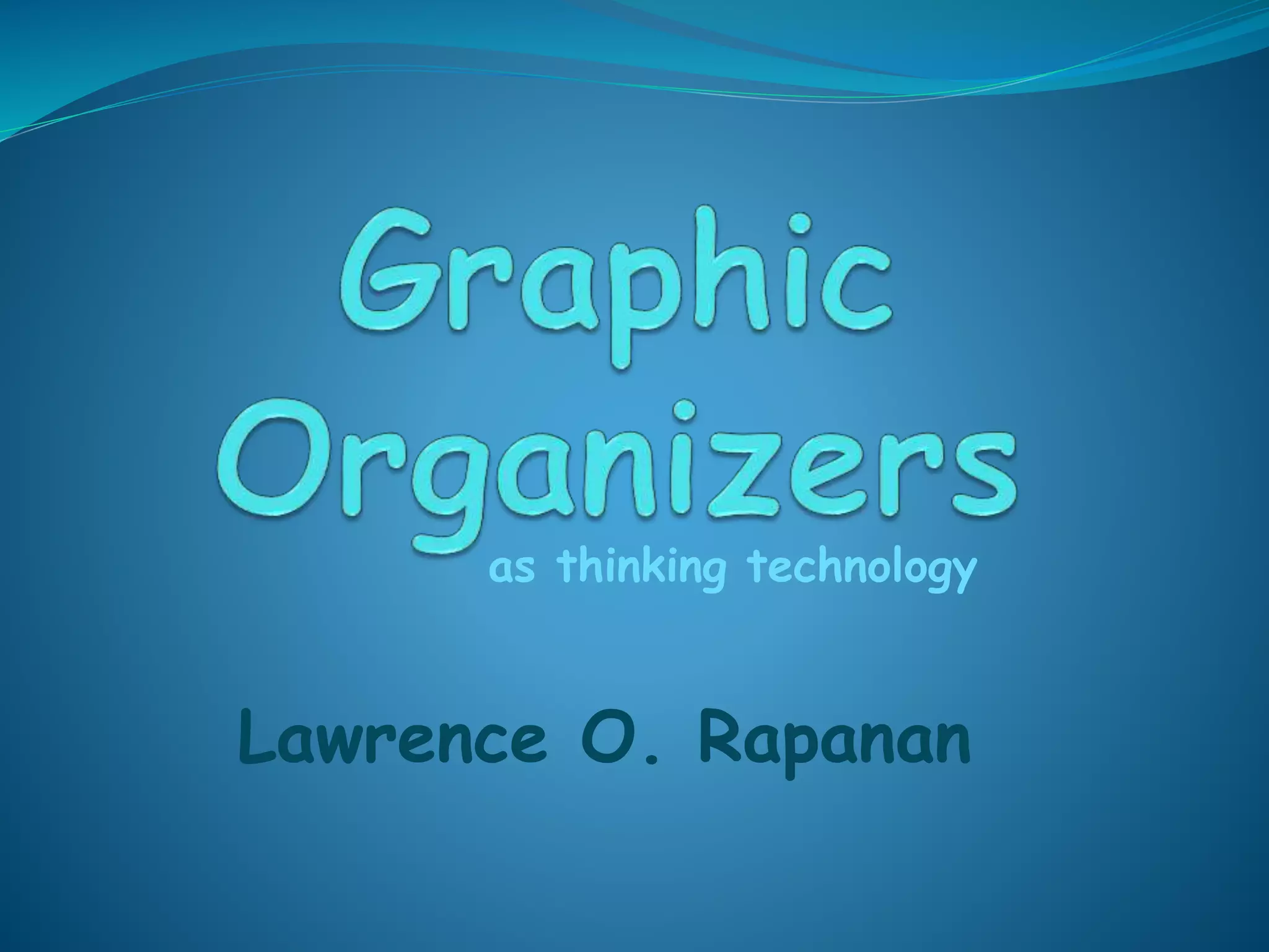 Graphic Organizers | PPTX