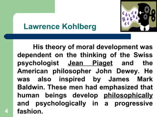 Lawrence kohlberg's moral development theory | PPT