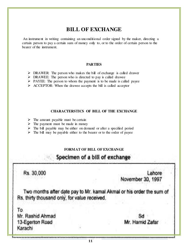 Negotiable instrument