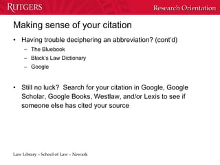 Law Review Cite Checking Guide