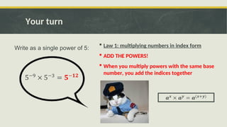 Laws-of-indices-lesson and powers lesson.ppt