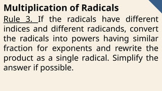 Laws-of-Radicals Examples and Activities | PPTX