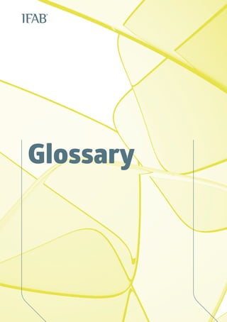 Glossary
 