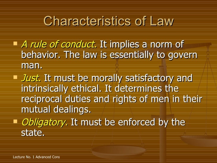 Laws and jurispudence