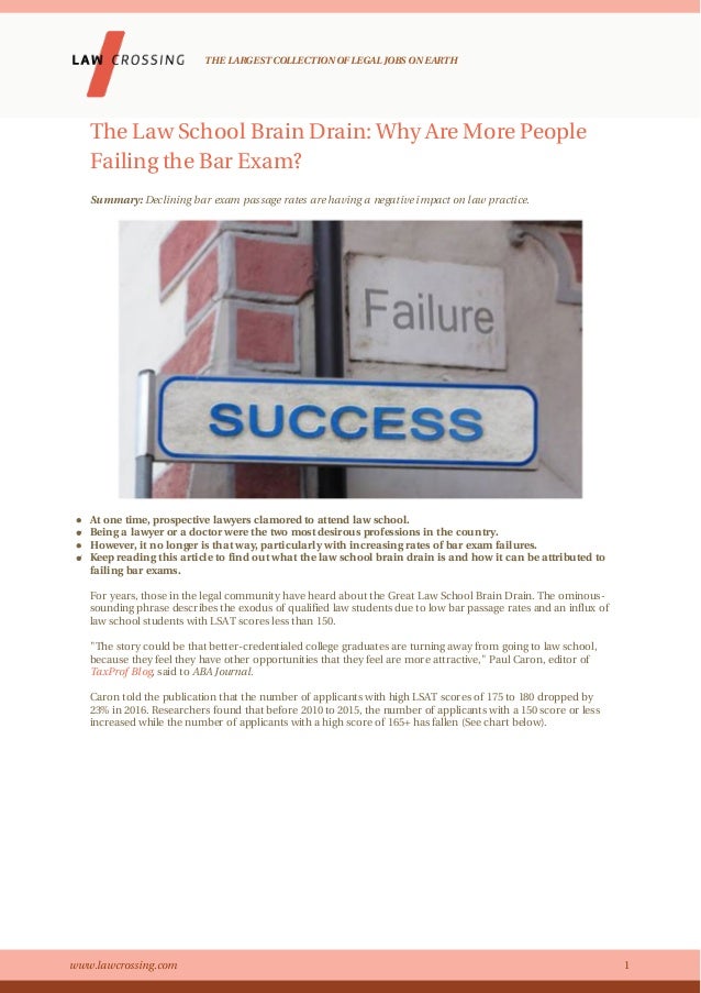 law school brain drain why are more people failing the bar exam bar exam reciprocity chart