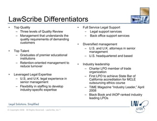 Law Scribe Corporate Profile Cs