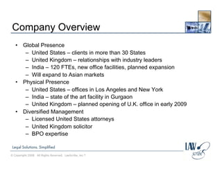 Law Scribe Corporate Profile | PDF