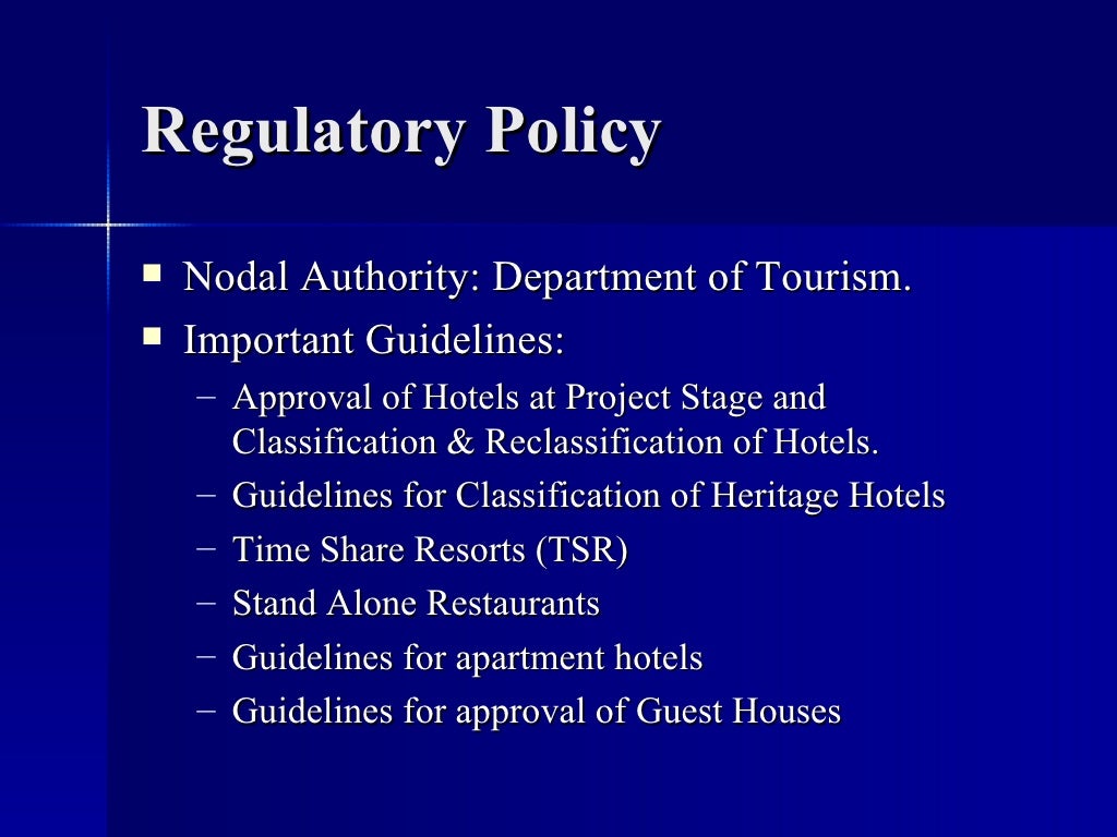 Laws Governing Hotel Industry