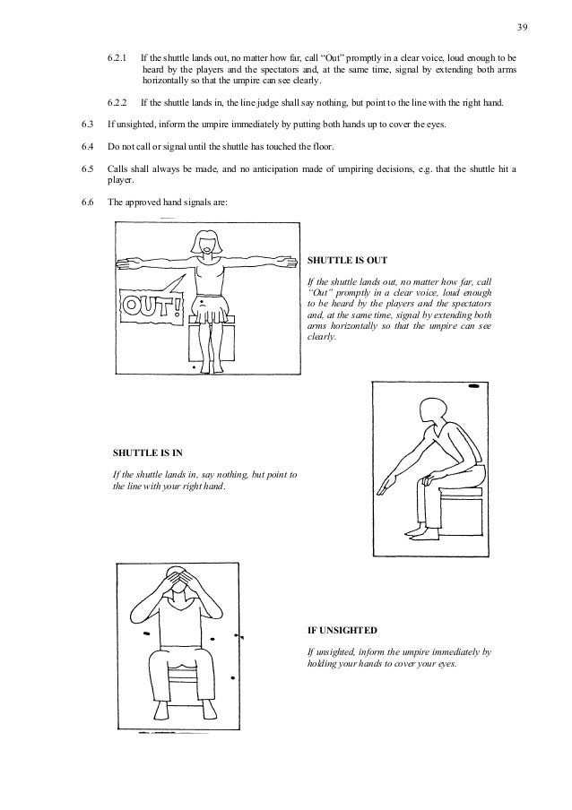 Laws of badminton bwf handbook2010