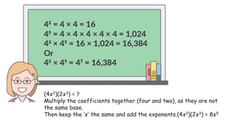 Adding Exponents Together Laws of exponents and Power | PPTX
