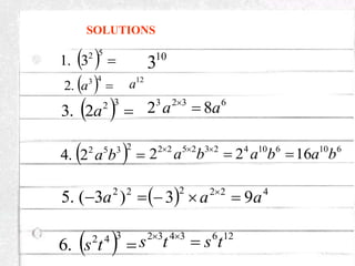   
5
2
3
.
1
  
4
3
.
2 a
  
3
2
2
.
3 a
  
2
3
5
2
2
.
4 b
a

 2
2
)
3
(
.
5 a
  
3
4
2
.
6 t
s
SOLUTIONS
10
3
12
a
6
3
2
3
8
2 a
a 

6
10
6
10
4
2
3
2
5
2
2
16
2
2 b
a
b
a
b
a 




  4
2
2
2
9
3 a
a 

 
12
6
3
4
3
2
t
s
t
s 


 