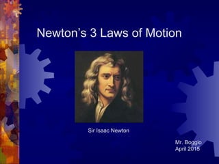 Newton's Laws of motion 