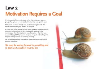 Laws Of Motivation