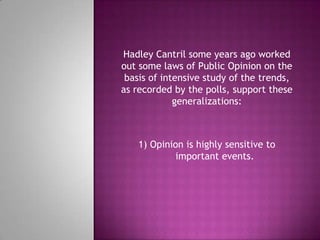Laws of public opinion PPT