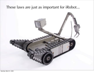 Laws of Robotics