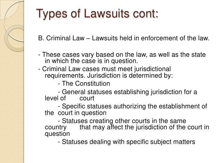 Lawsuit ppt