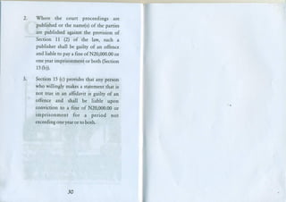 Law to provide protection