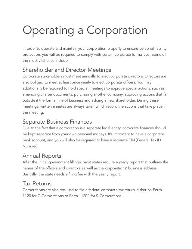 Startup Guide to Incorporating by LawTrades