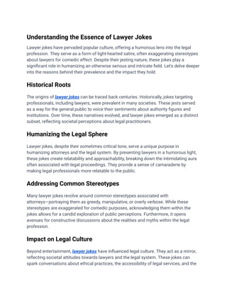 lawyer jokes | PDF