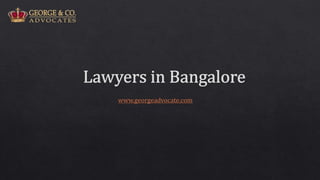 Lawyers in Bangalore.pptx