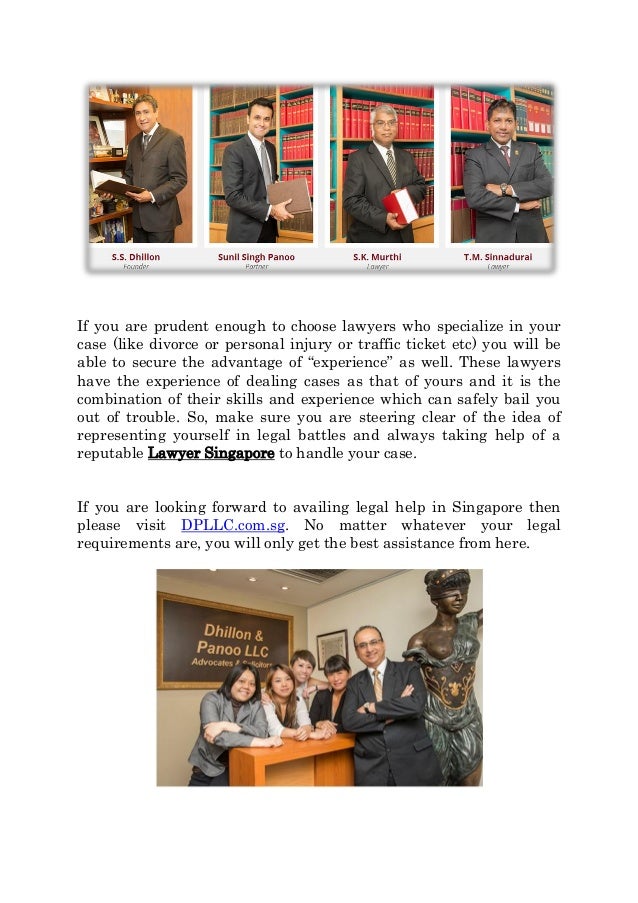 Experienced Singapore Lawyers
