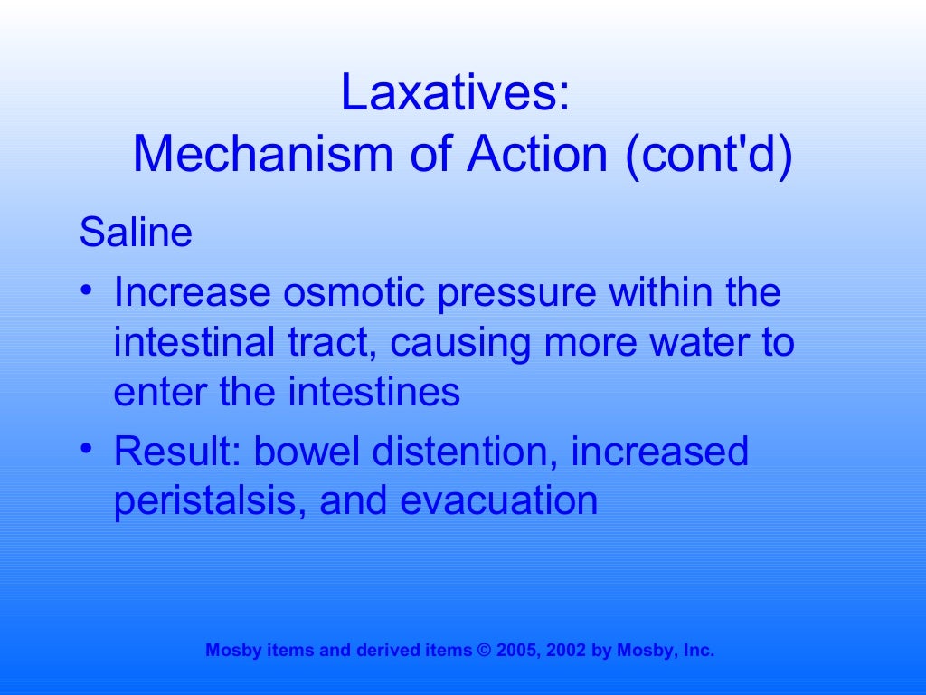 Laxatives
