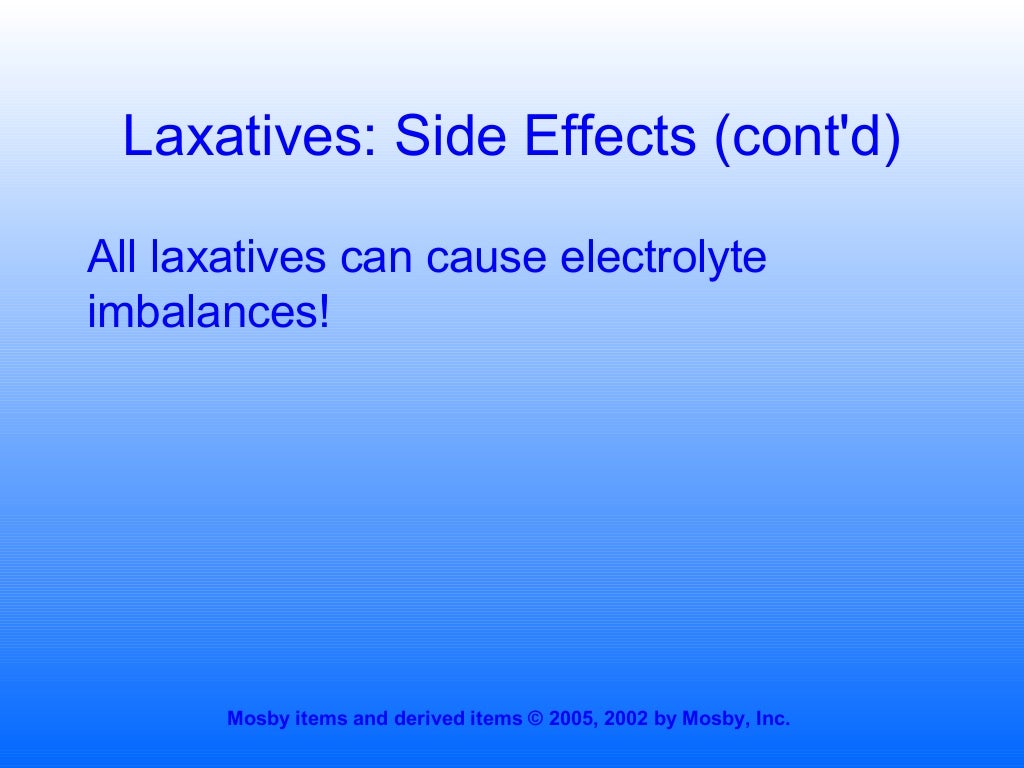 Laxatives