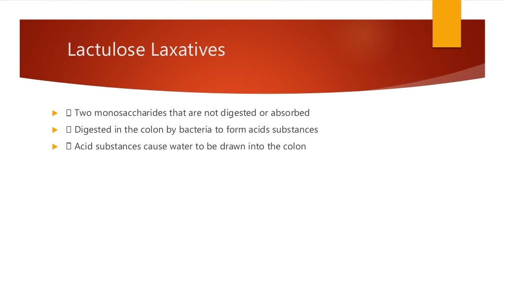Laxatives