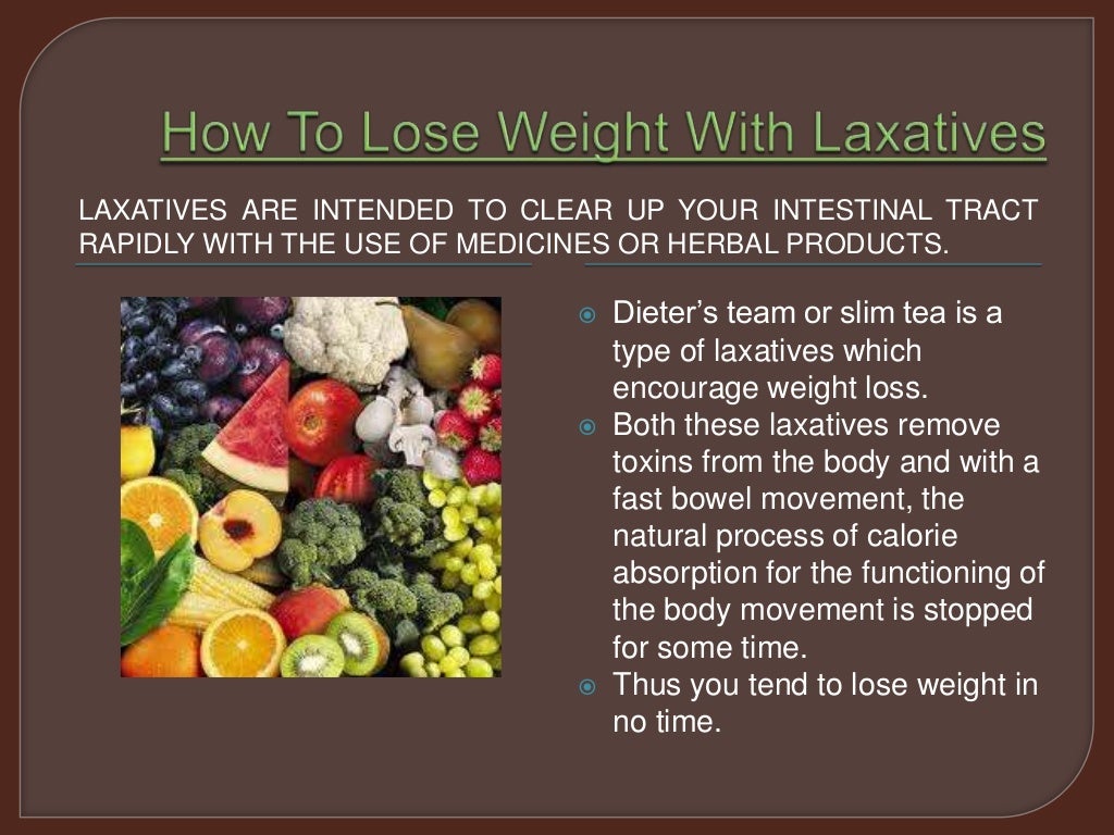 Laxatives For Weight Loss
