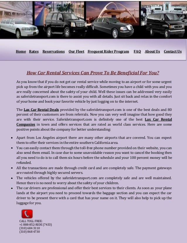 Lax Car Rental Deals