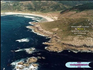 Atravesando la playa de  Soesto  y siguiendo el sendero que bordea la costa... 
