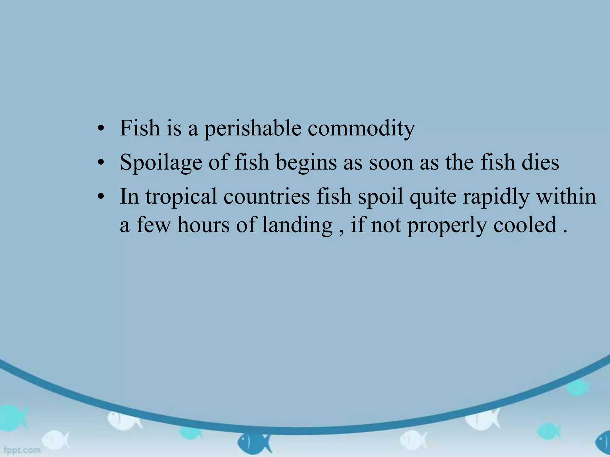Post Harvest Spoilage of Fish | PPTX