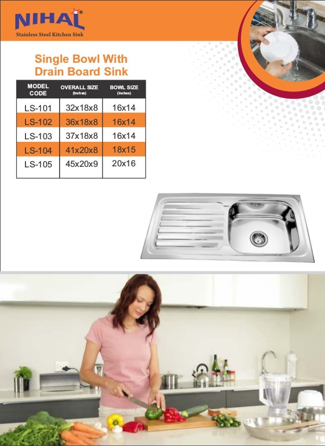 kitchen sink drain size code 4 single bowl with drain board sink model code overall size wash basin coupling kitchen by laxmi steels kitchen sink drain size code 4 single bowl with drain board sink model code overall size wash basin coupling kitchen by laxmi steels