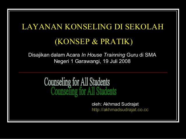 Layanan Konseling Di Sekolah