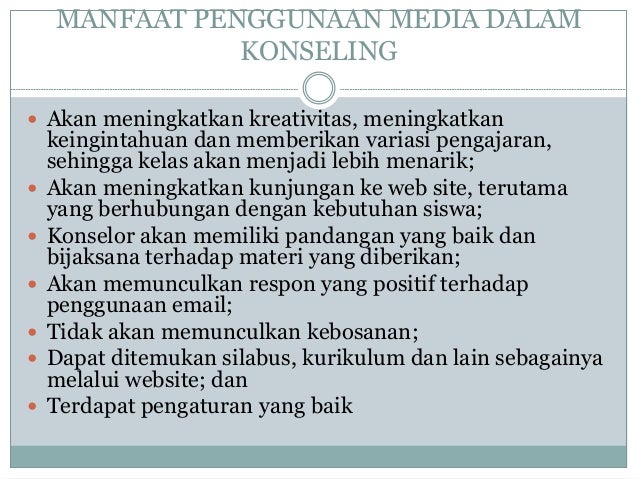 Layanan Konseling Kelompok