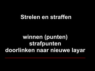 Strelen en straffen winnen (punten) strafpunten doorlinken naar nieuwe layar __________________________________ 