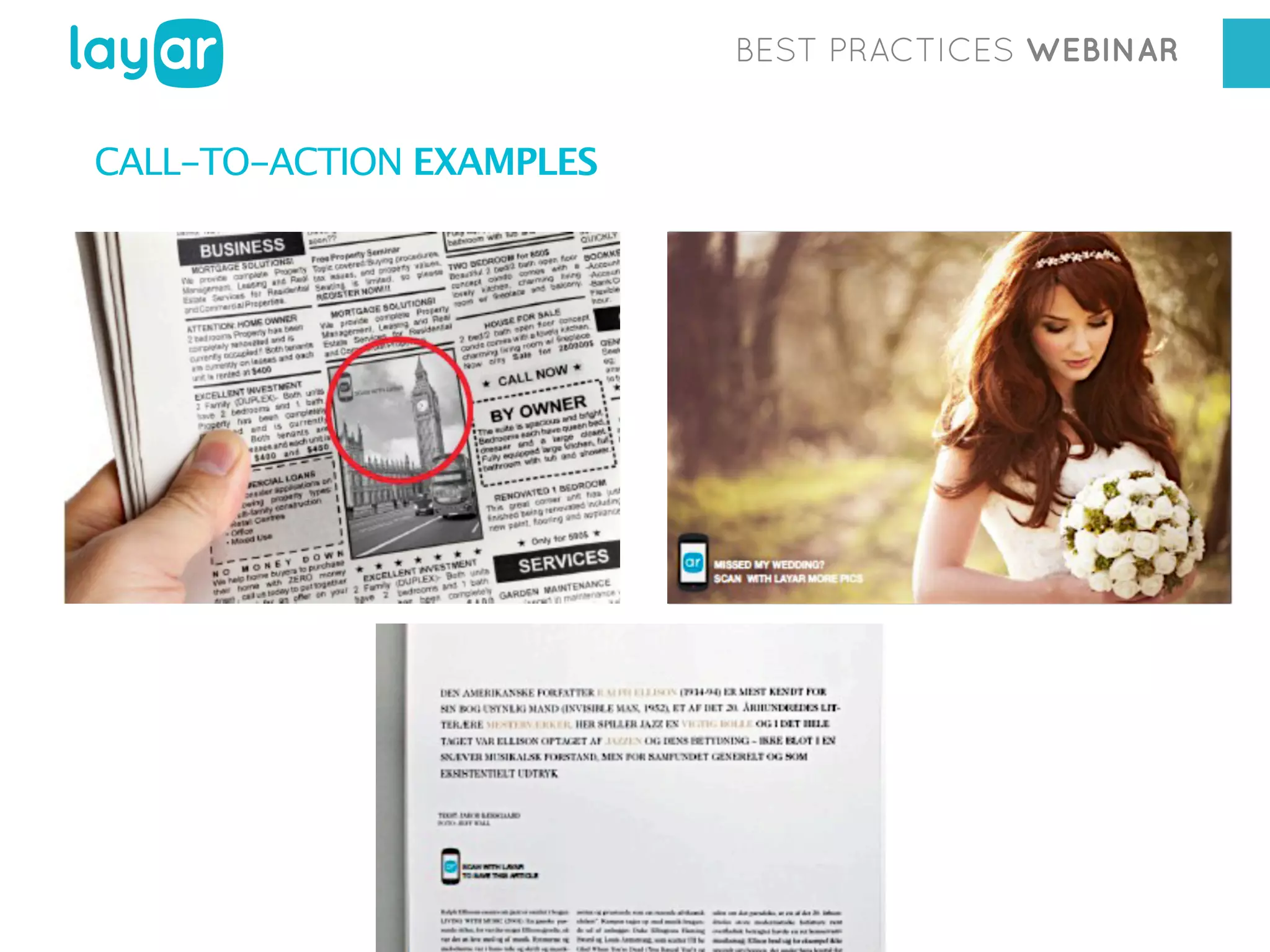BEST PRACTICES WEBINAR

CALL-TO-ACTION EXAMPLES

 