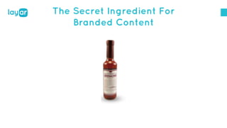 The Secret Ingredient For
Branded Content
 