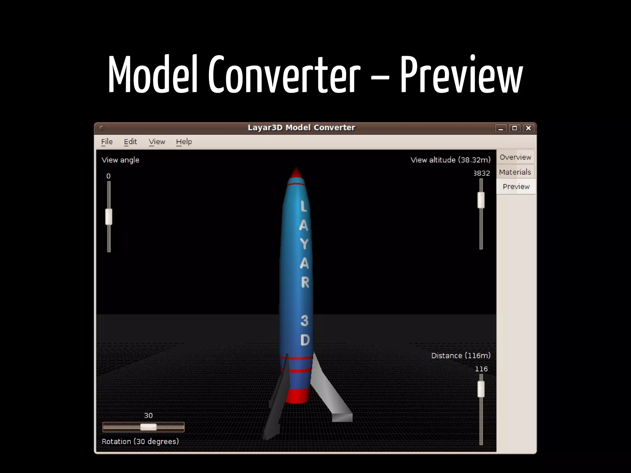 Model Converter – Preview
 